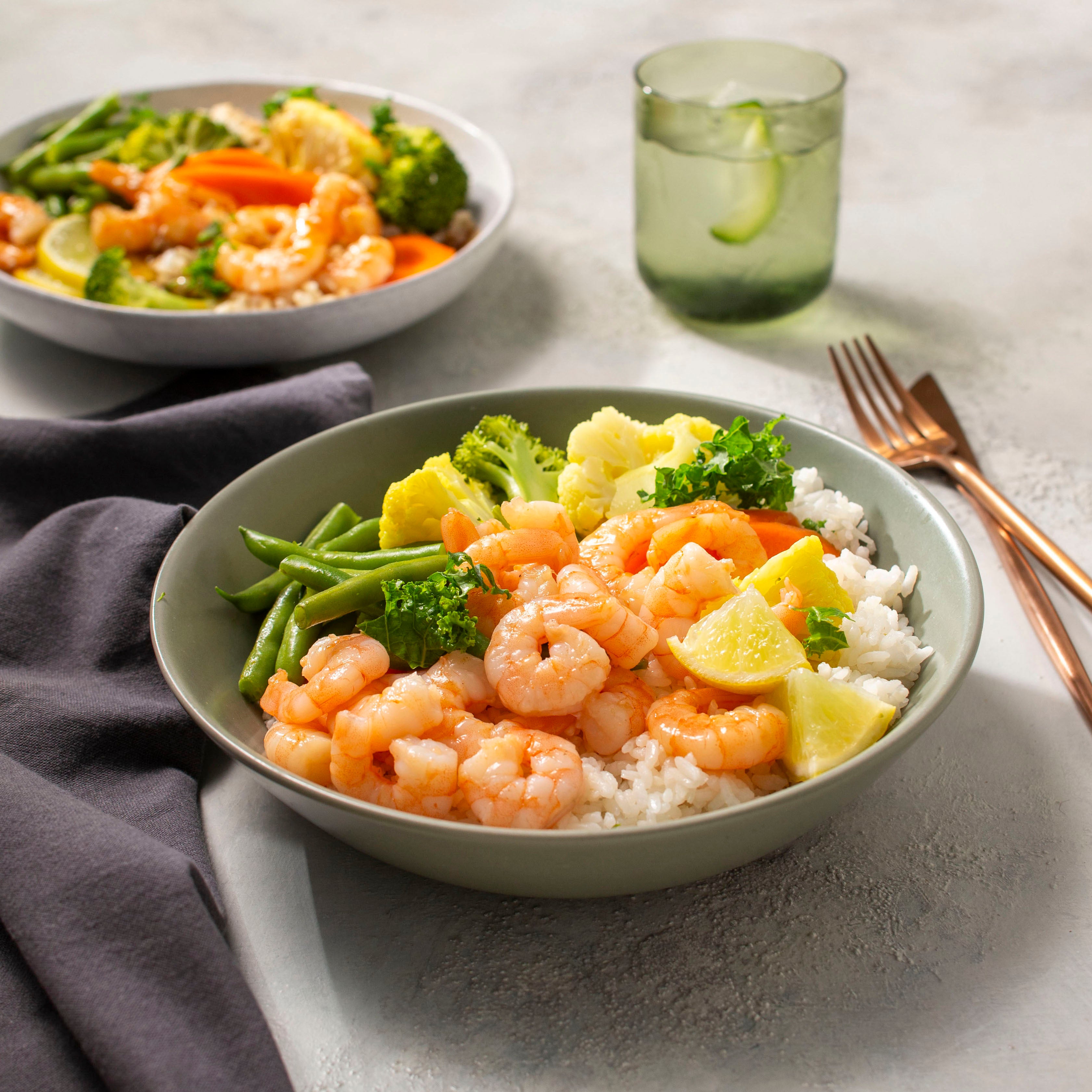 Grilled Prawn Meal